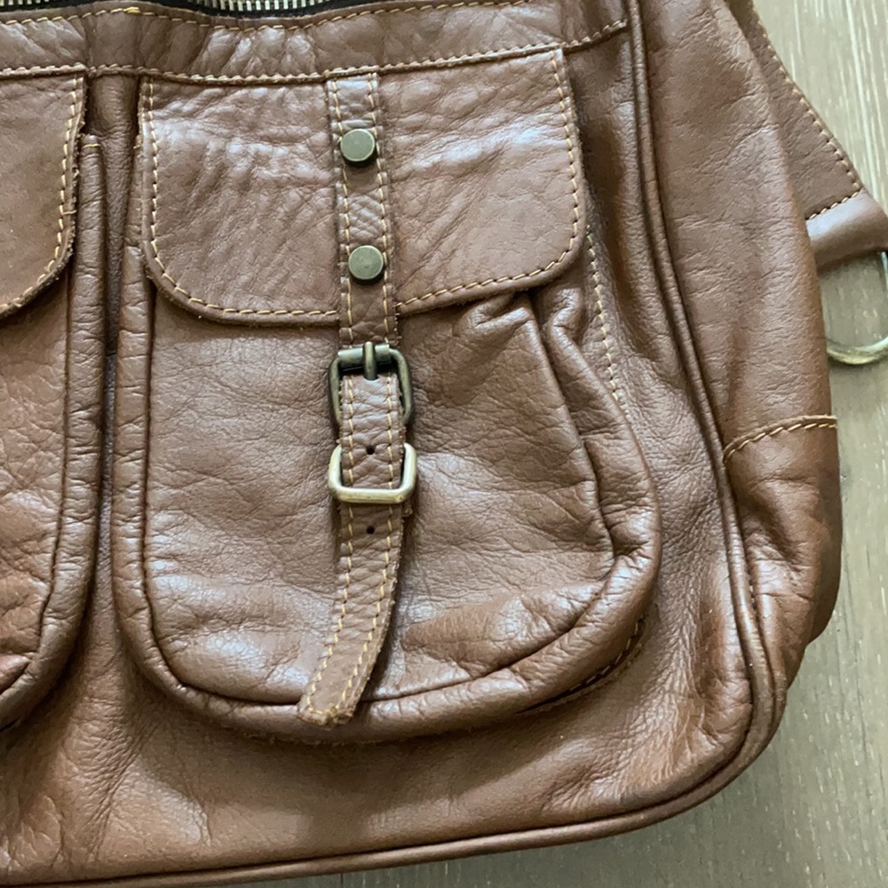 Campomaggi Italian Leather Messenger Bag Purse - Picture 4 of 10